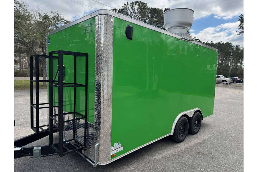 Titanium 8.5x16 concession trailer